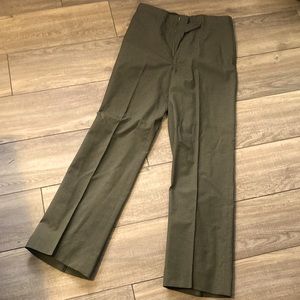Wool Military dress blues ( Green) vintage new condition somehow